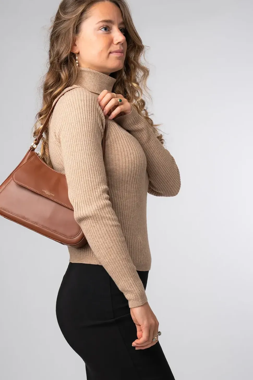 'Mable' Leather Evening Bag