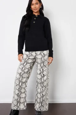 'Maed' Polo Collar Knitted Jumper