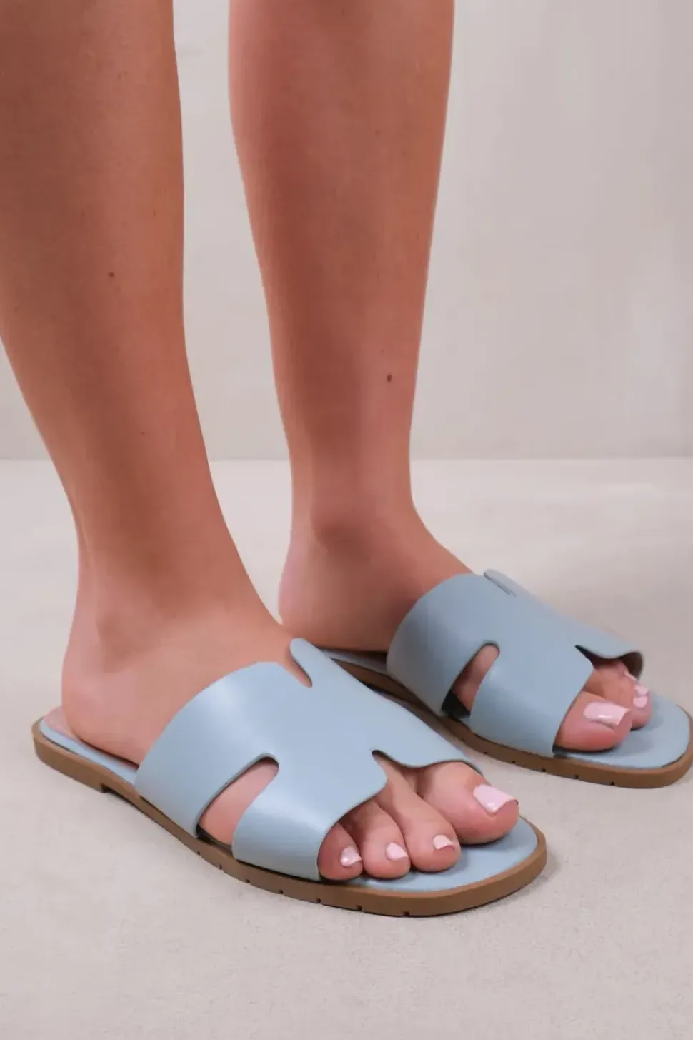'Mae' Pu Strap Sandals
