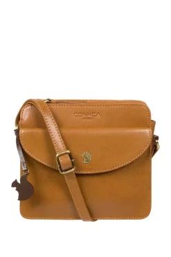 'Magda' Leather Cross Body Bag