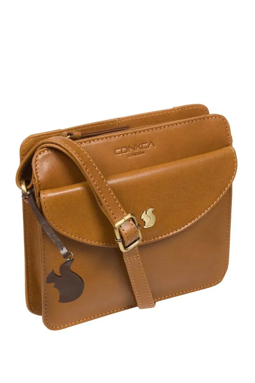 'Magda' Leather Cross Body Bag
