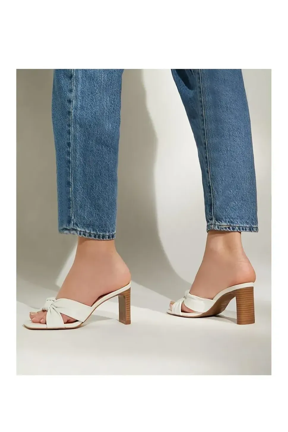 'Maize' Leather Sandals