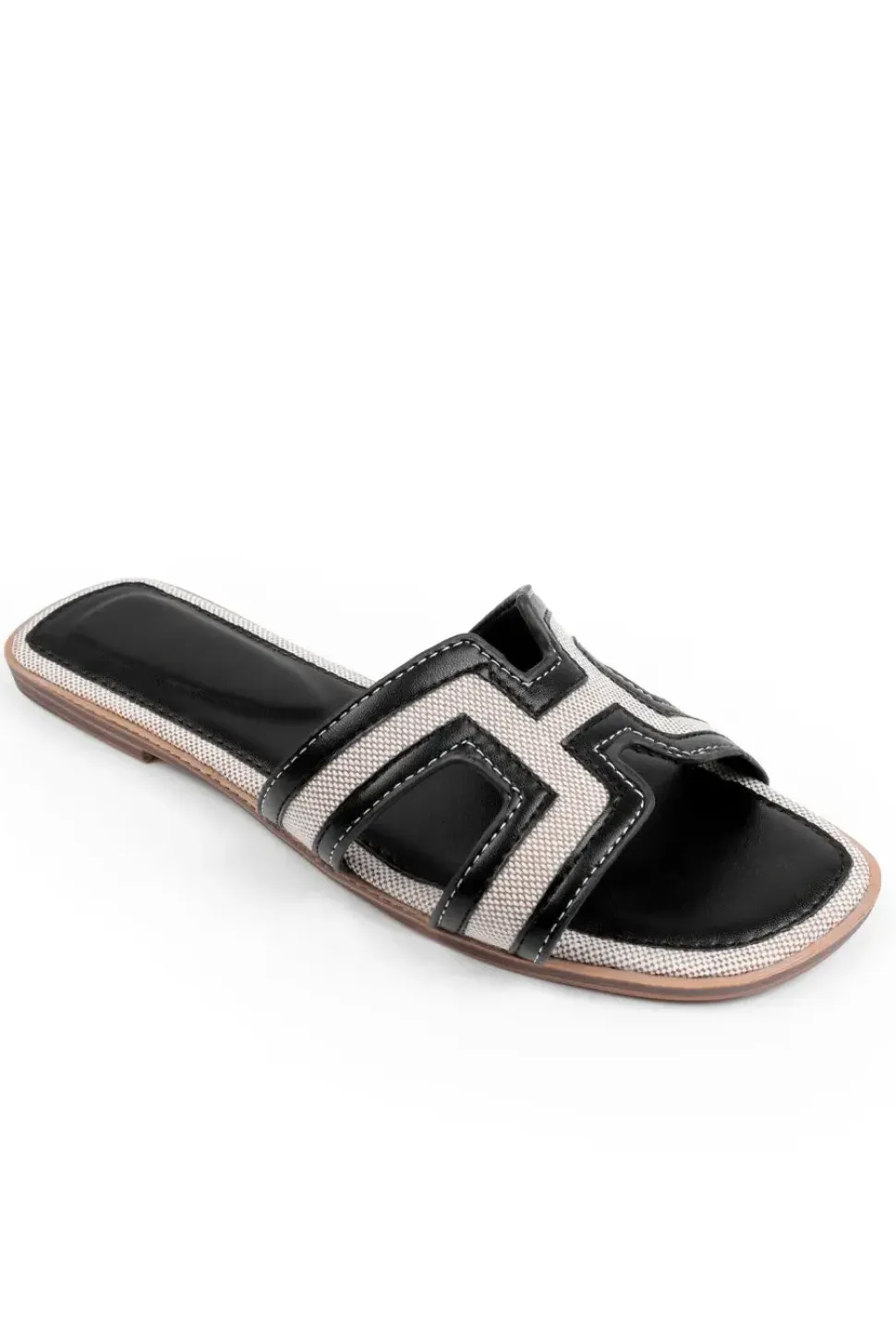 'Maldives' Cut Out Strap Flat Sandals