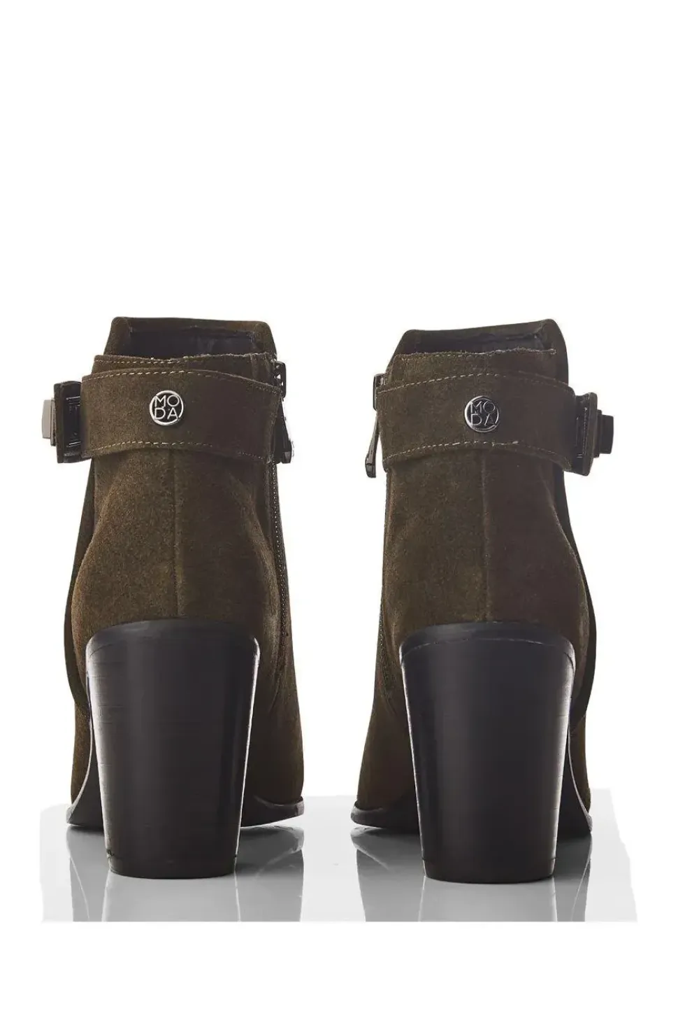 'Maricella' Suede Heeled Boots