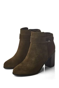 'Maricella' Suede Heeled Boots
