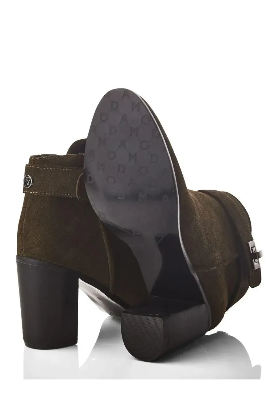 'Maricella' Suede Heeled Boots