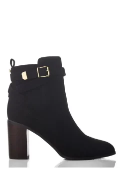 'Marilena' Alcantara Heeled Boots