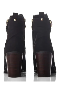 'Marilena' Alcantara Heeled Boots