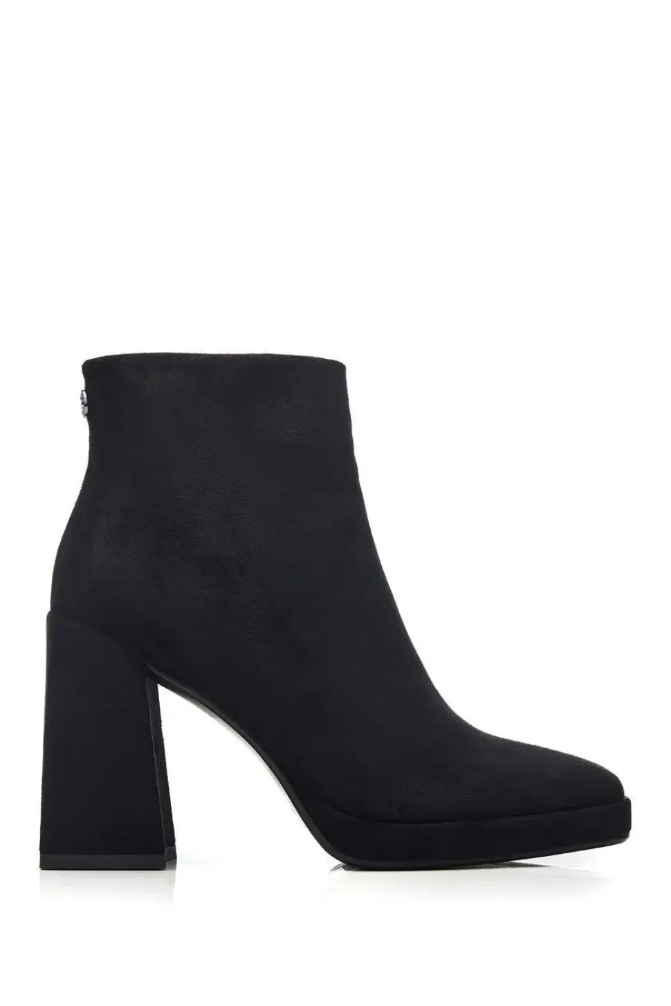 'Marrienne' Alcantara Heeled Boots
