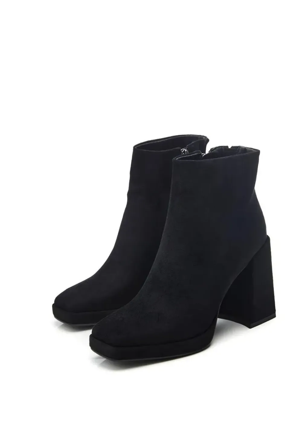 'Marrienne' Alcantara Heeled Boots
