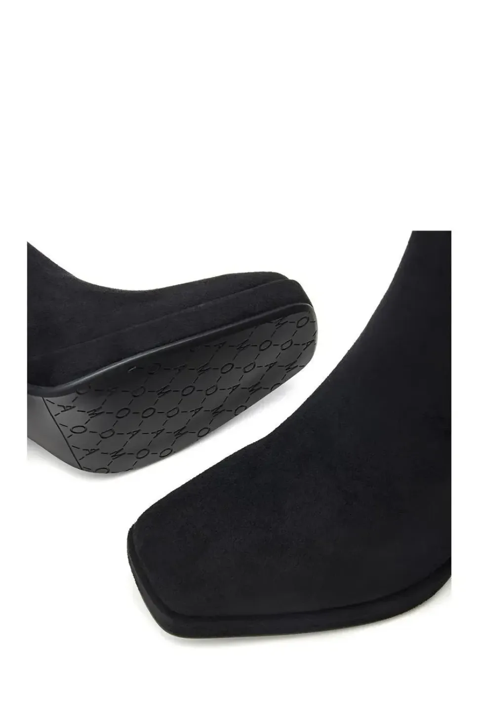 'Marrienne' Alcantara Heeled Boots