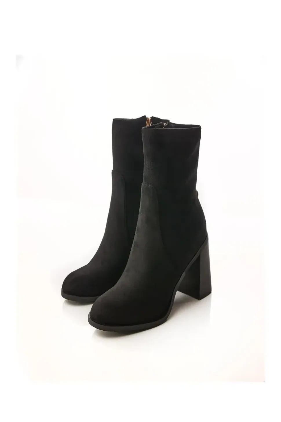 'Marylou' Alcantara Heeled Boots