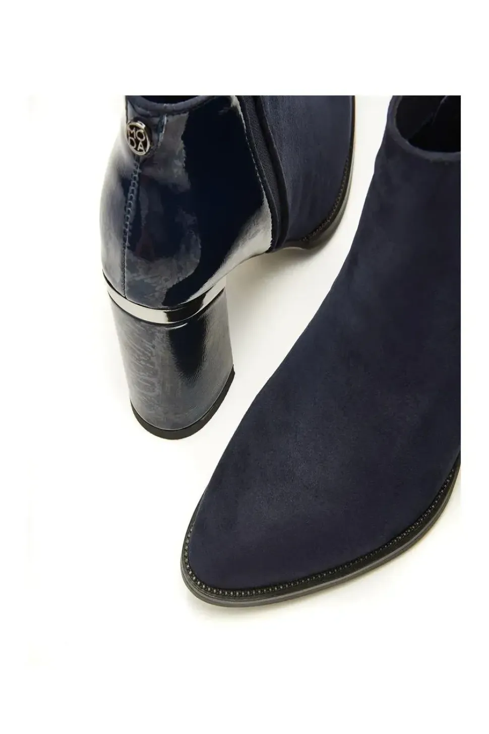 'Mavis' Alcantara Ankle Boots