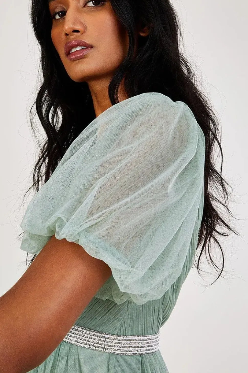 'Meghan' Mesh Maxi Dress