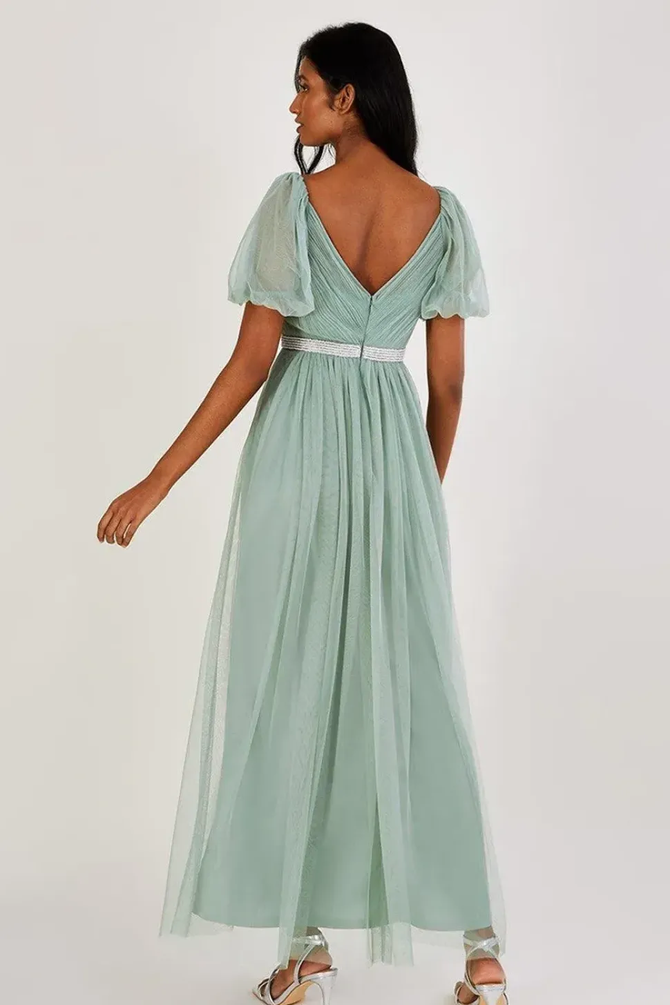'Meghan' Mesh Maxi Dress