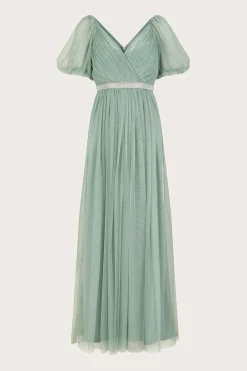 'Meghan' Mesh Maxi Dress