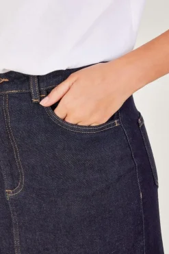 'Mia' Denim Maxi Skirt