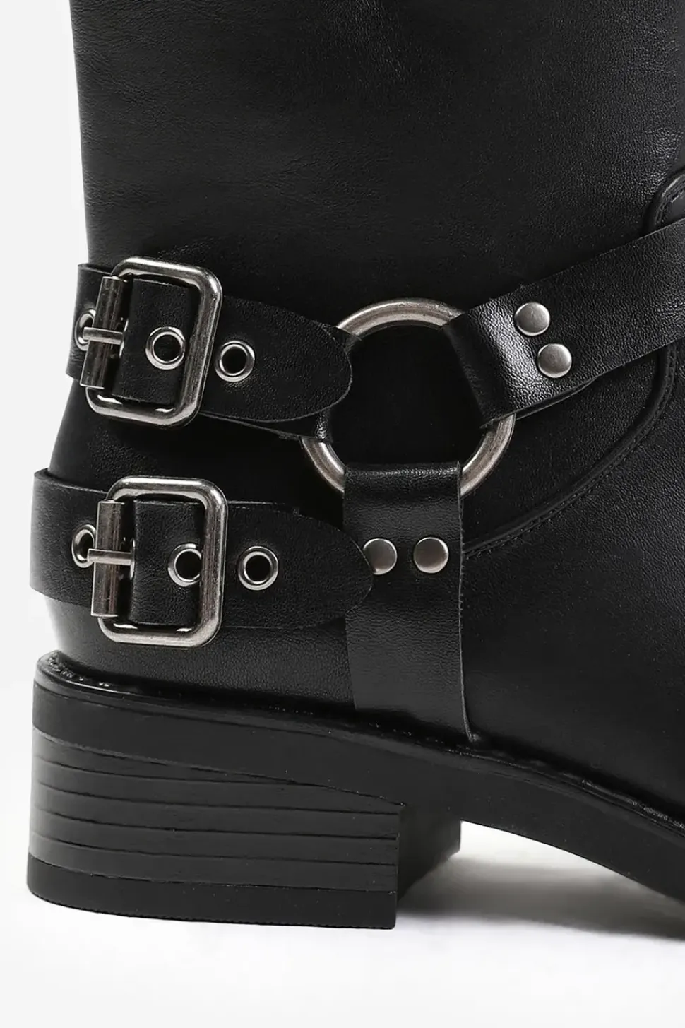 'Micah' Ankle Boot With Buckle Detailing