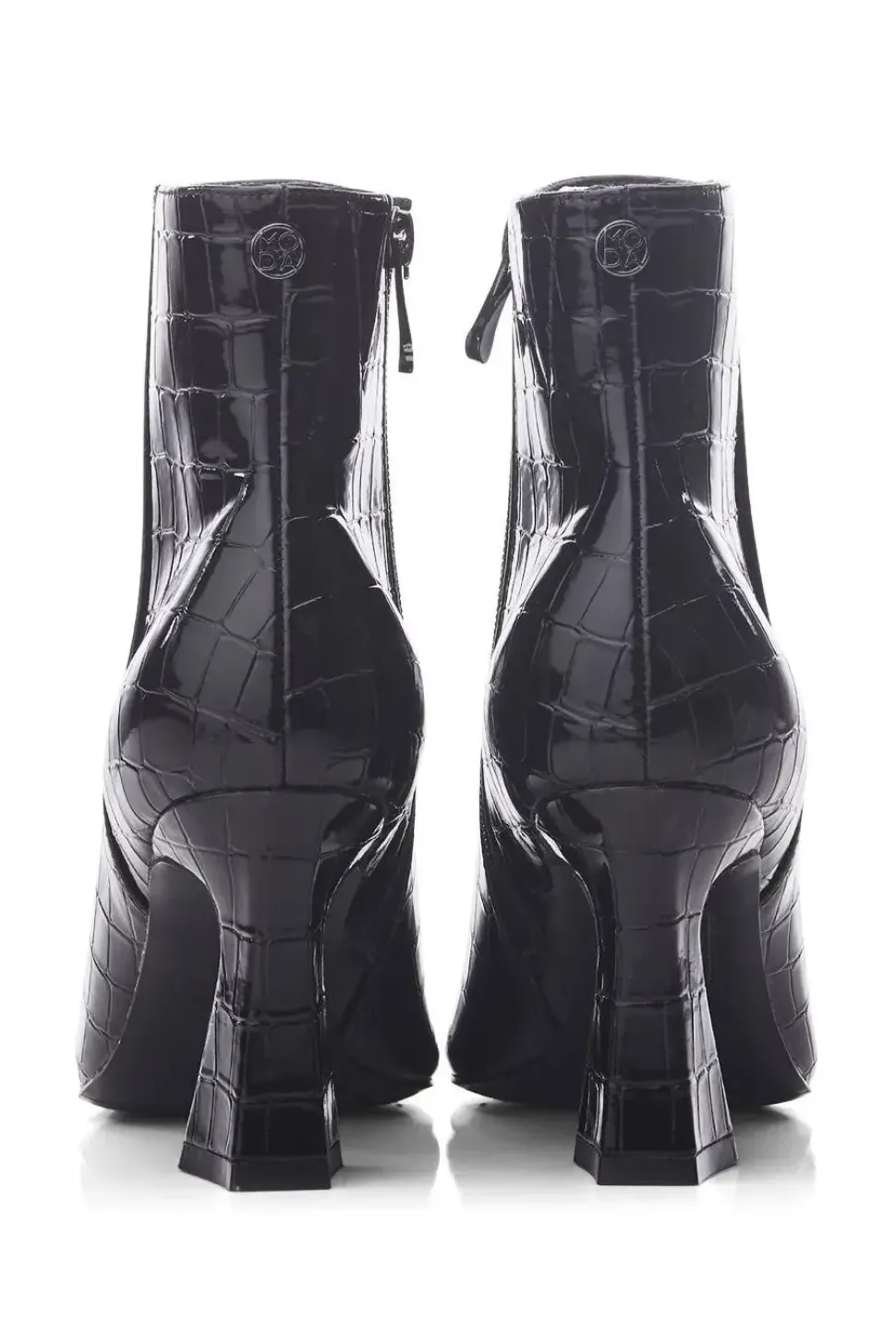 'Milley' Patent Heeled Boots