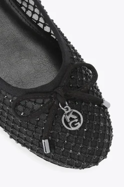 'Mindy Gem' Suedette Flats