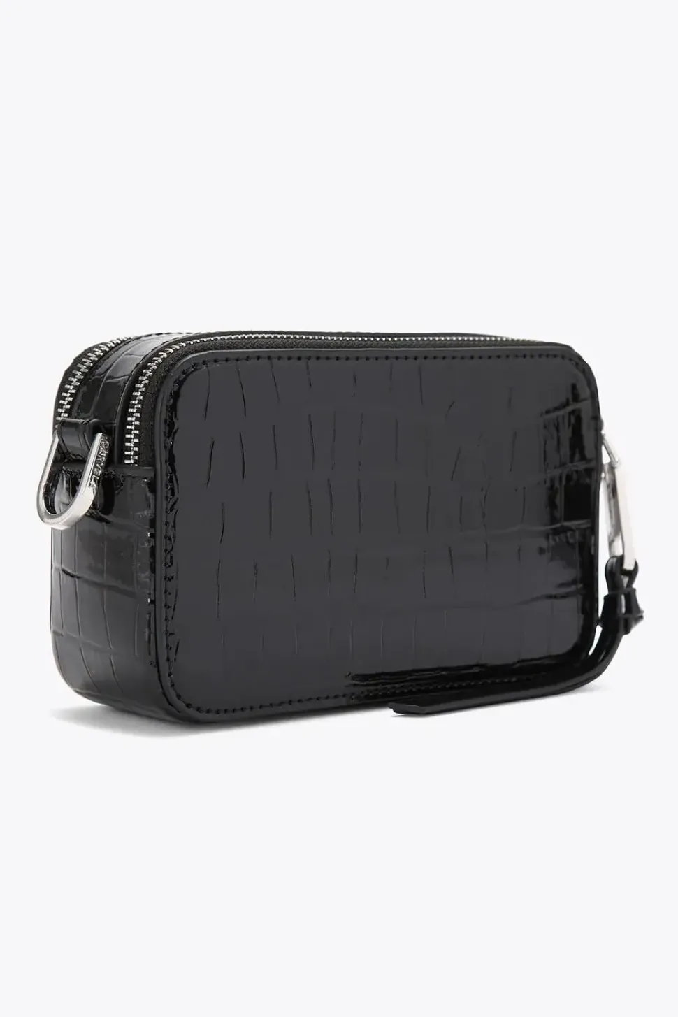 'Mini Roma Rectangle' Croc Print Bag