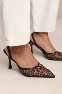 'Minsk' Pointed Toe Heels With Strap