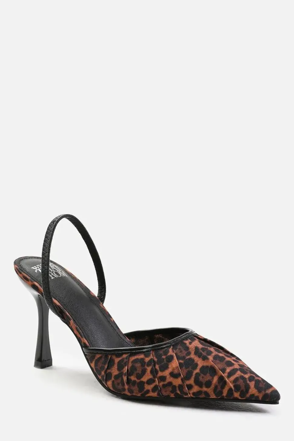 'Minsk' Wide Fit Pointed Toe Heels With Strap