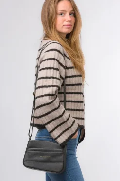 'Monica' Nappa Leather Cross Body Bag