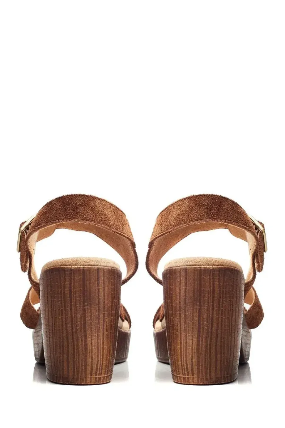 'Moniqua' Suede Heeled Sandals