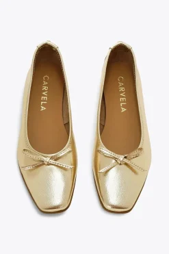 'Mya Bow' Leather Flats