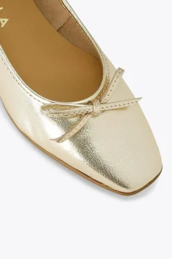 'Mya Bow' Leather Flats