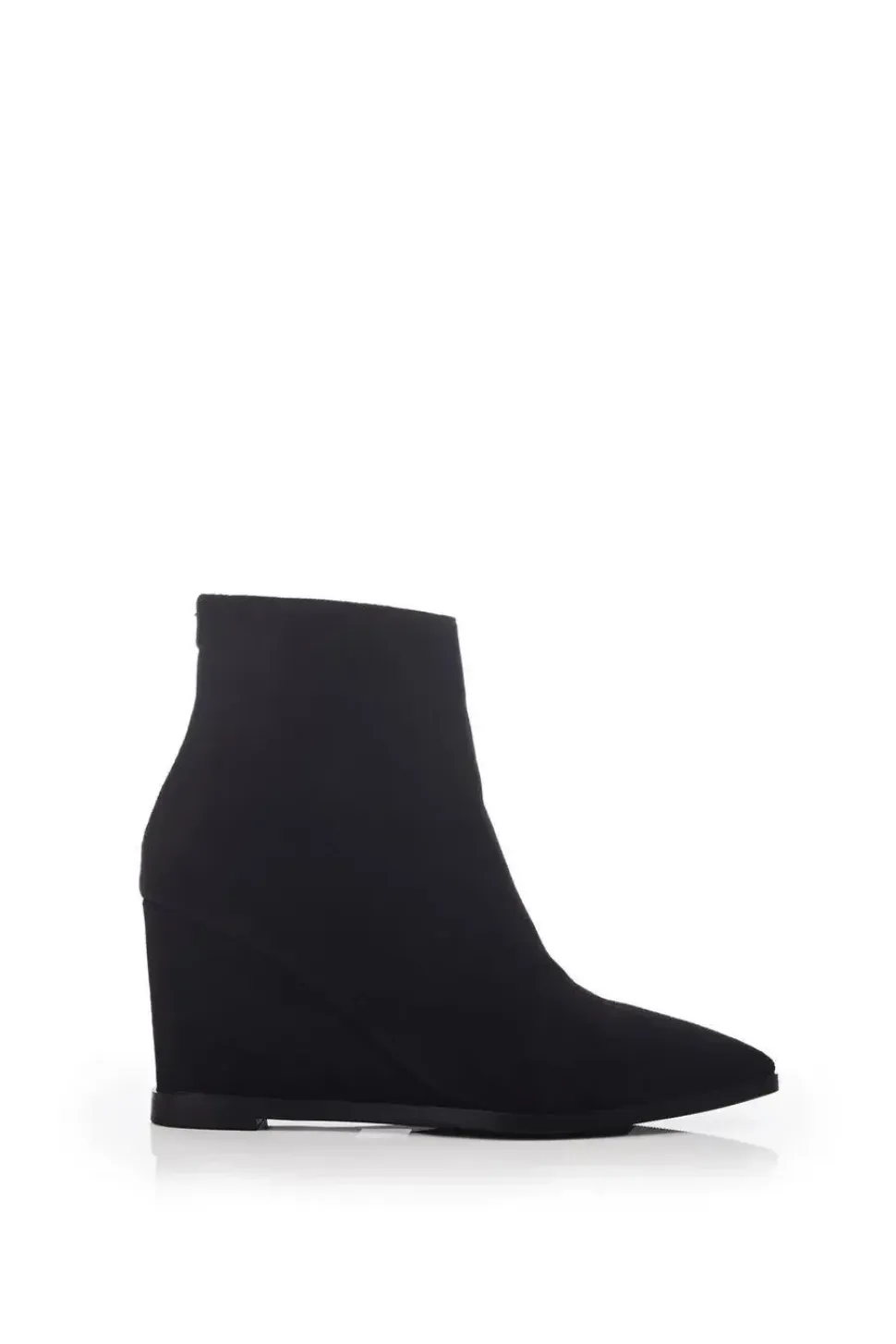 'Nammie' Alcantara Heeled Boots