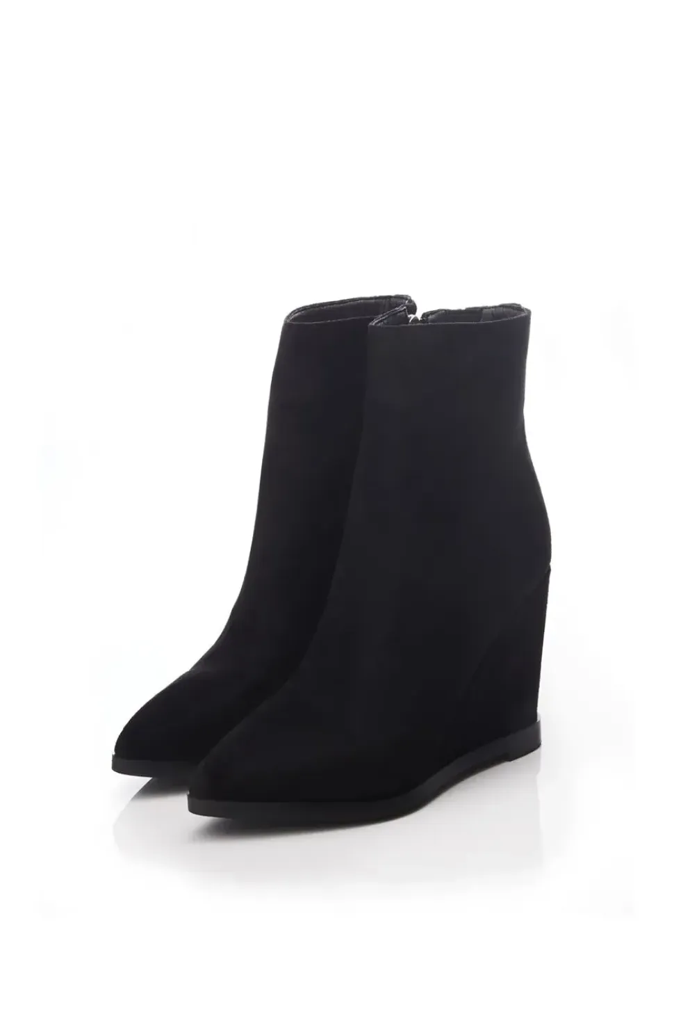 'Nammie' Alcantara Heeled Boots