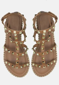 'Natalia' Studded Gladiator Sandals