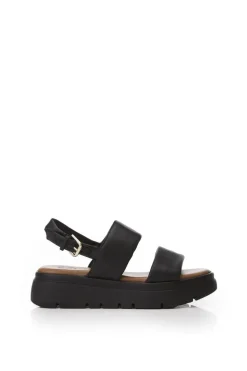 'Netty' Leather Flatforms