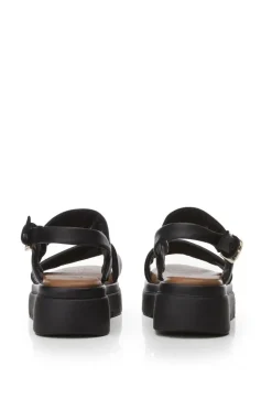 'Netty' Leather Flatforms