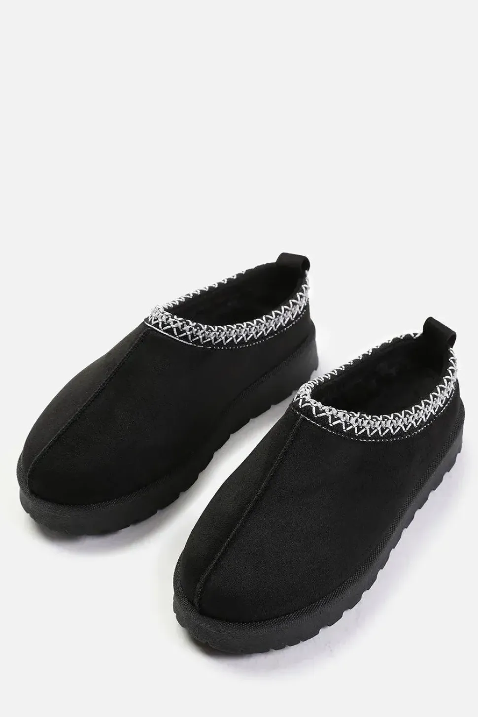 'Oak' Aztec Detail Faux Fur Lining Mini Boots