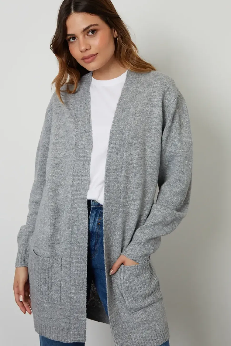 'Ocean' Longline Knitted Cardigan