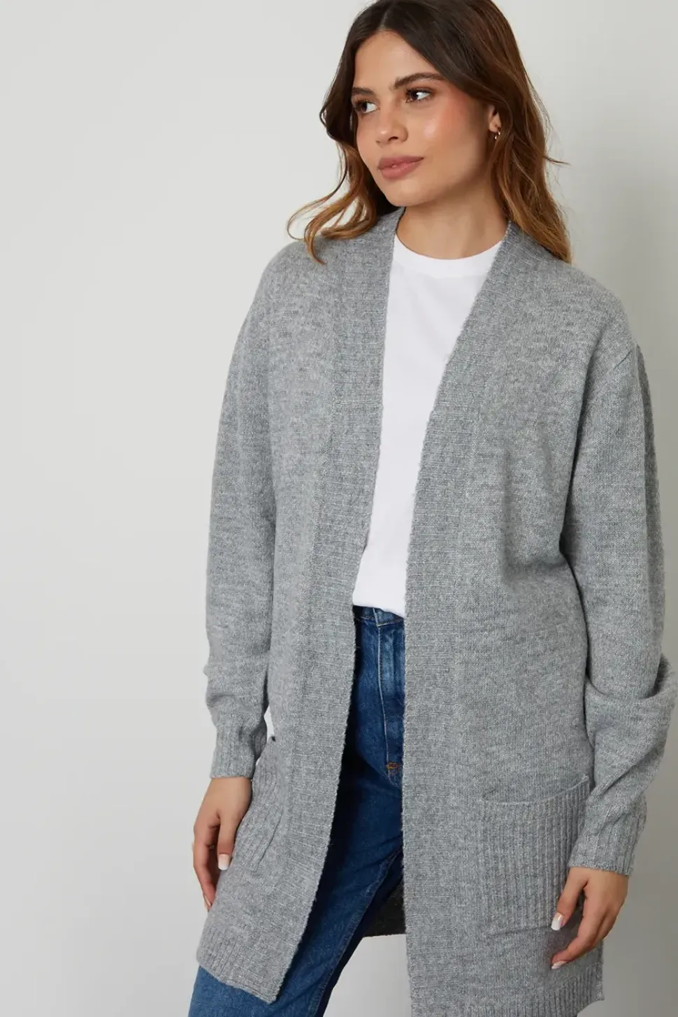 'Ocean' Longline Knitted Cardigan