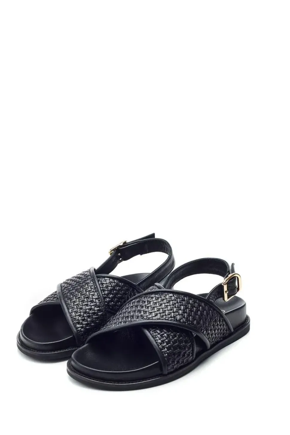 'Olympe' Leather Sandals