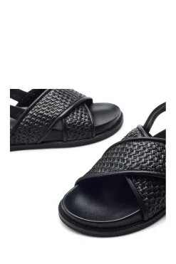 'Olympe' Leather Sandals