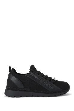 'Pace Zip Knit' Fabric Trainers