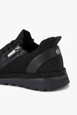 'Pace Zip Knit' Fabric Trainers