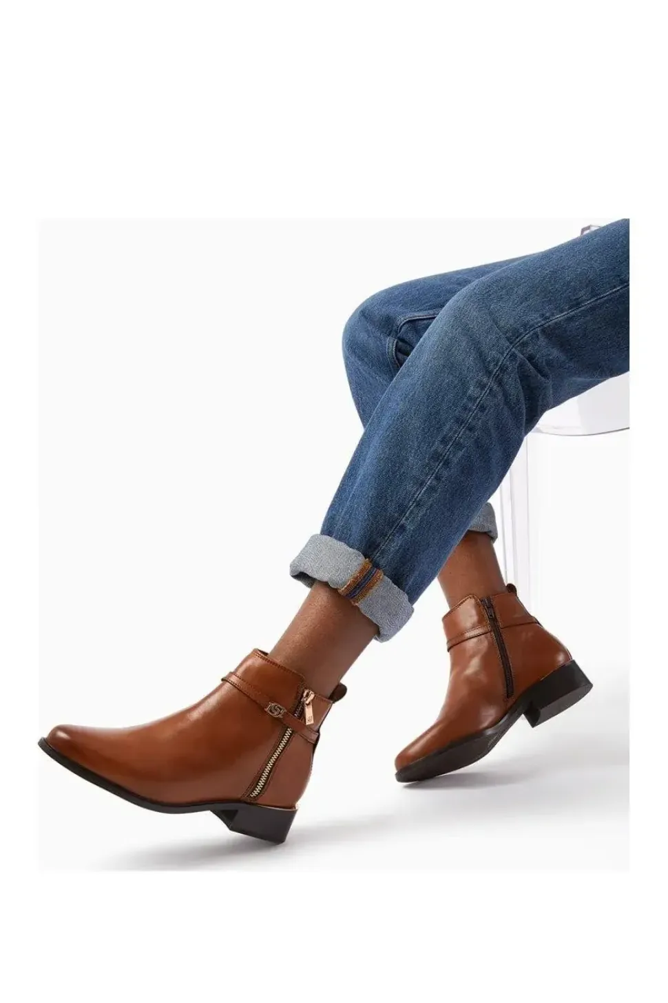 'Pap' Leather Ankle Boots