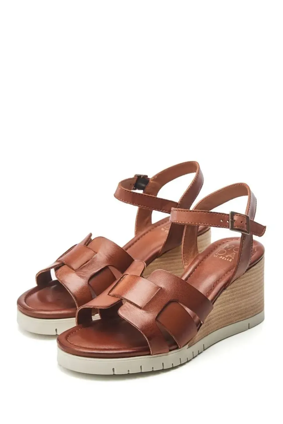 'Pedie' Leather Wedges