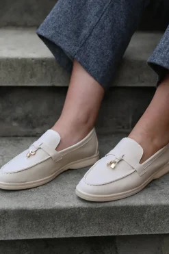 'Pegasus' Slip On Trim Loafers With Accessory Detailing