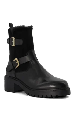 'Perform' Leather Biker Boots