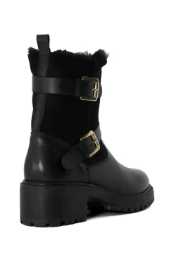 'Perform' Leather Biker Boots