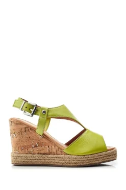 'Petrina' Leather Wedges