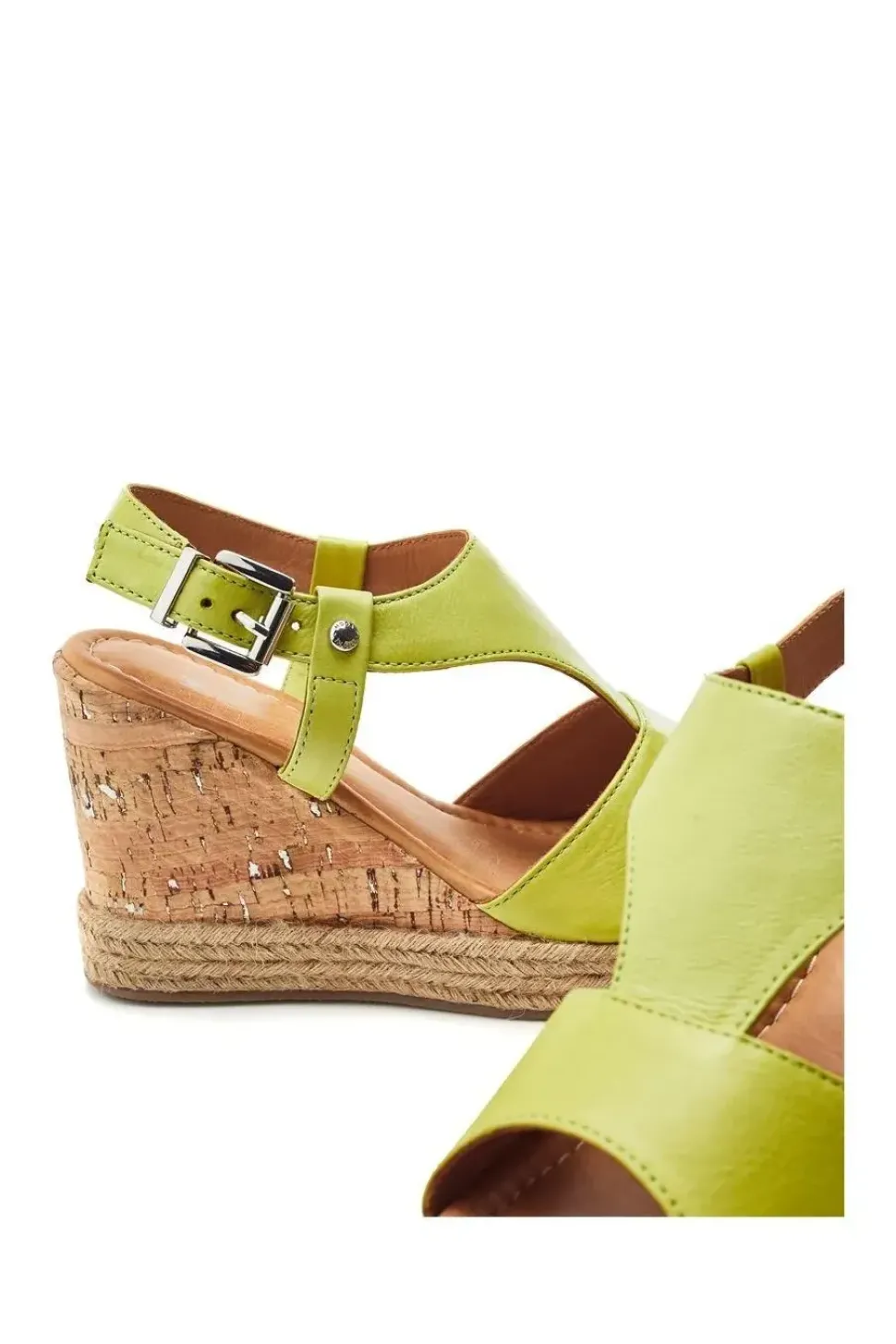 'Petrina' Leather Wedges